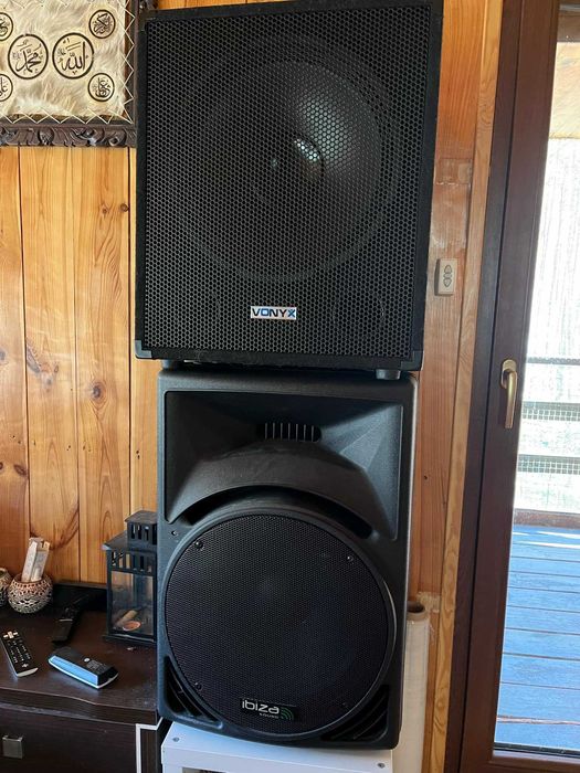 Kolumna aktywna ,subwoofer, stojak