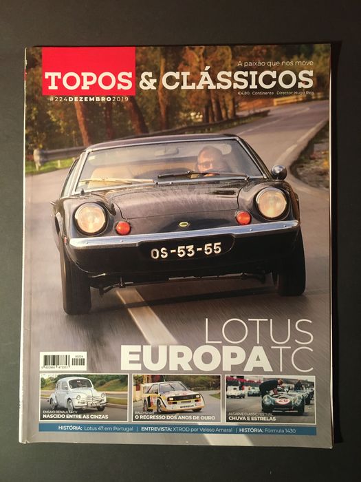 LOTUS - 4 revistas - 3 Classic & Sports Car e 1 Topos & Clássicos