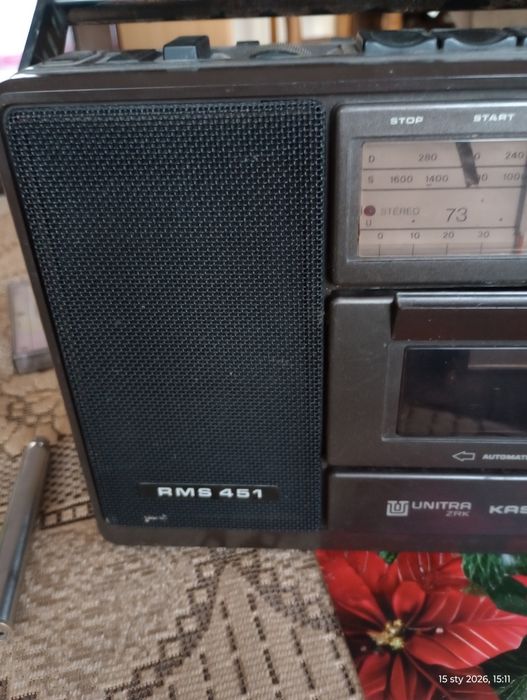 Radiomagnetofon Kasprzak RM 451 stereo.