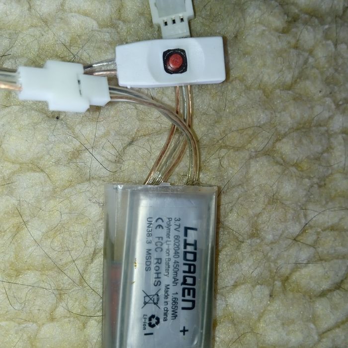 Led лента с акамулятором и кнопкою вкл. викл.