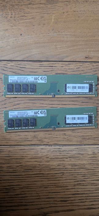 Pamięć RAM 2× 8GB DDR4 Samsung 3200 M Hz 1.20V PC4-3200AA