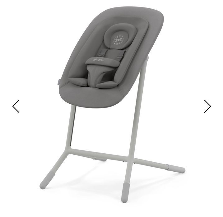 Шезлонг до стільчика Cybex Lemo Suede Grey з адаптерами