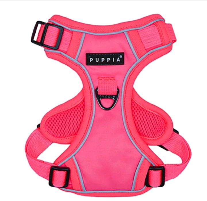 Szelki dla psa r. S neonowy róż