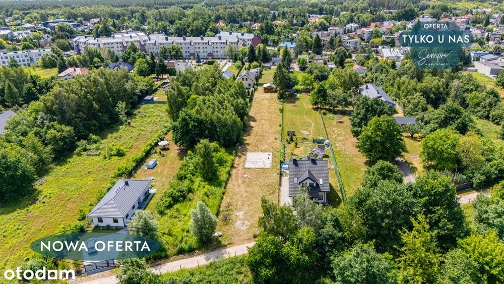 Działka z domkiem