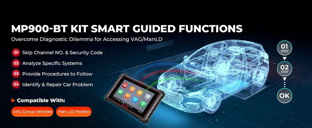 Máq. Diagnostico Auto Autel Maxipro MP900BT