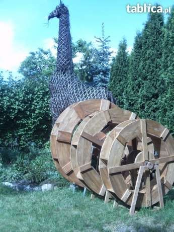Koło Młyńskie 120 cm Ozdoba do ogrodu