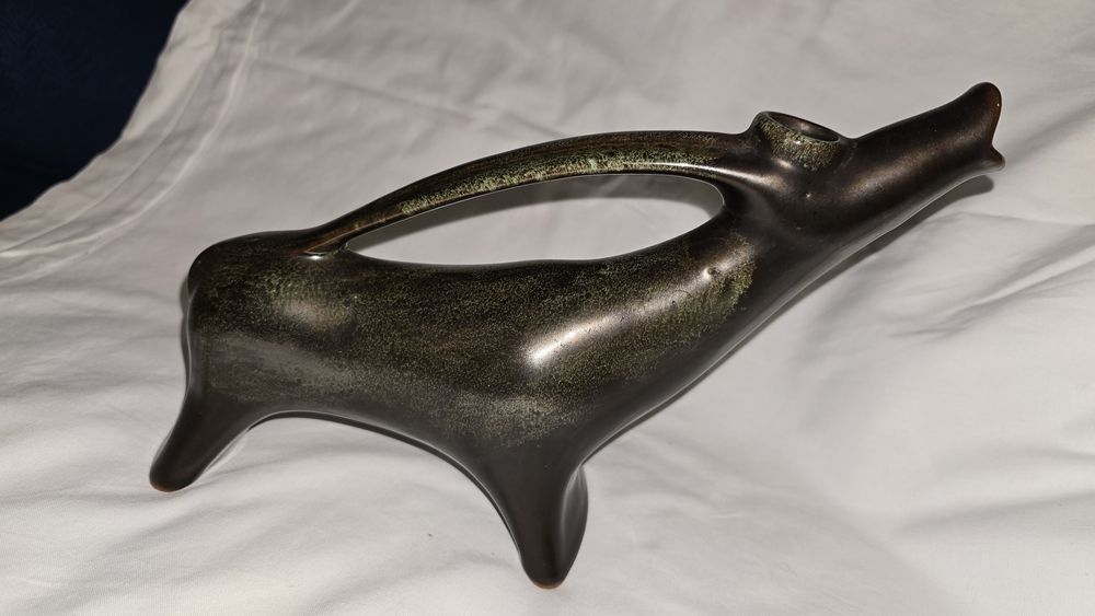 Ikona polskiego New Look! Sarna / Karafka - Steatyt Katowice, lata 60.