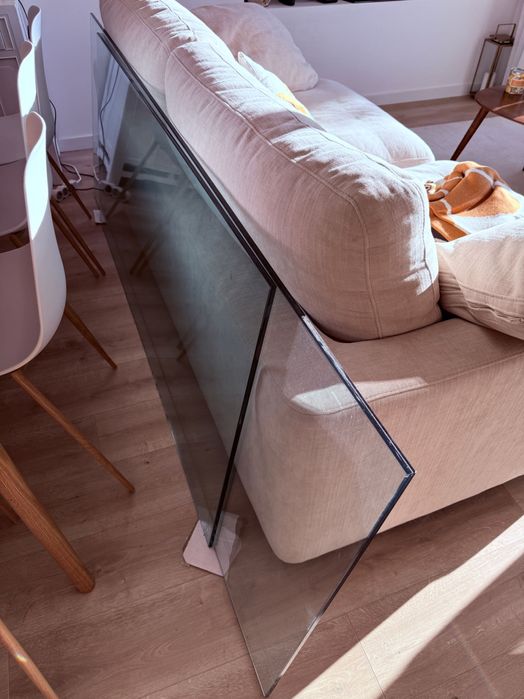 2 Guardas de vidro laminado para terraço - 170+230cm x 78cm x 1,20cm