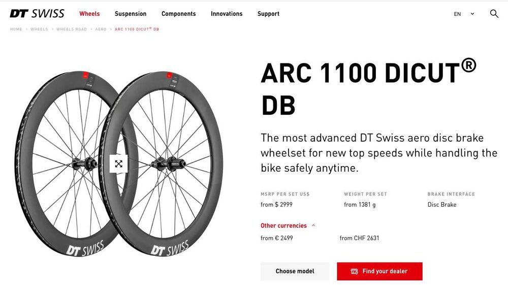 Specialized Tarmac SL7 Expert + DT Swiss ARC 1100