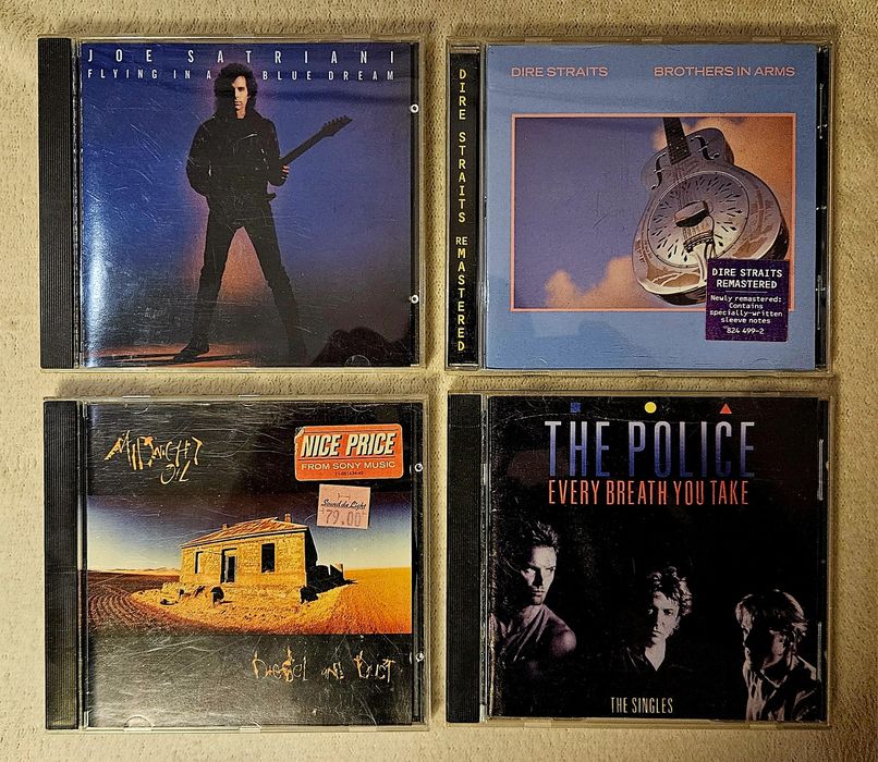 Dire Straits The Police Joe Satriani Midnight Oil