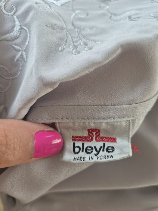 Koszula szara z haftem boho retro elegancka viral Bleyle 40/L