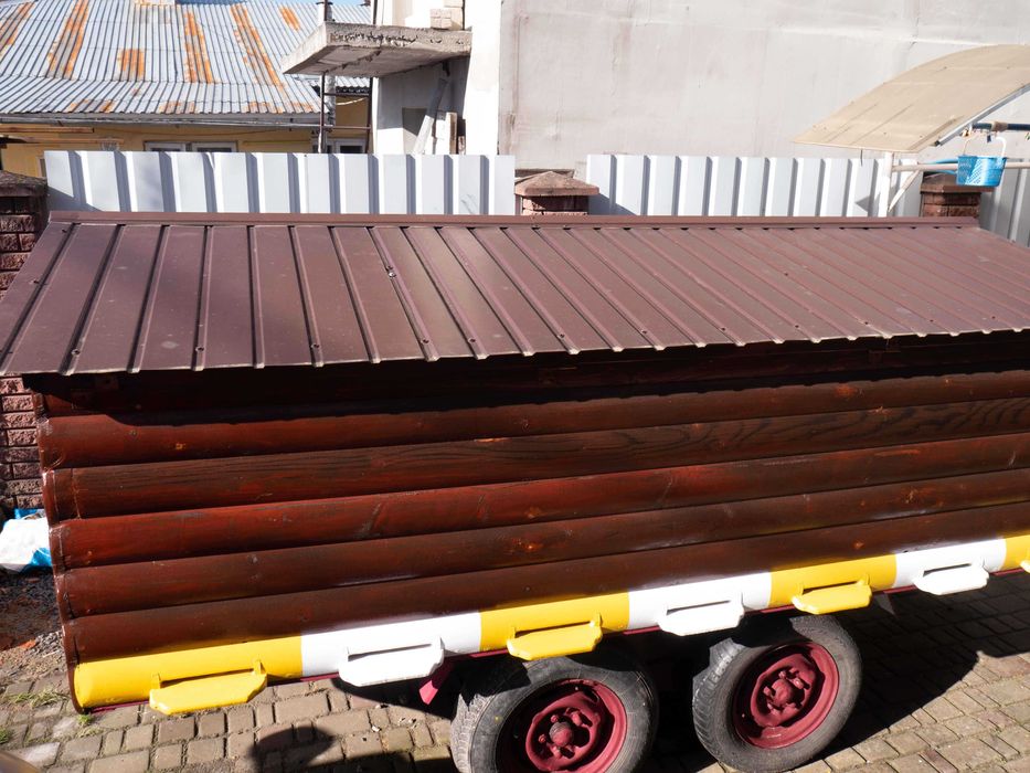 Бджолопавільйон пересувний, двоосний