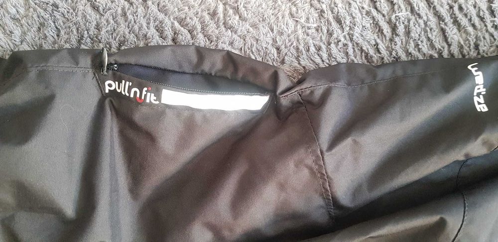 Spodnie narciarskie czarne Wed'ze Decathlon  M/W32