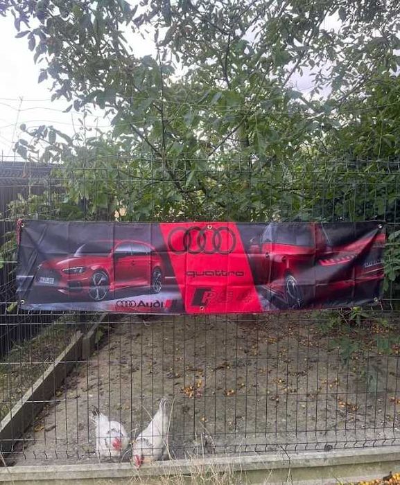 Baner Audi Rs4 – 180x45 cm