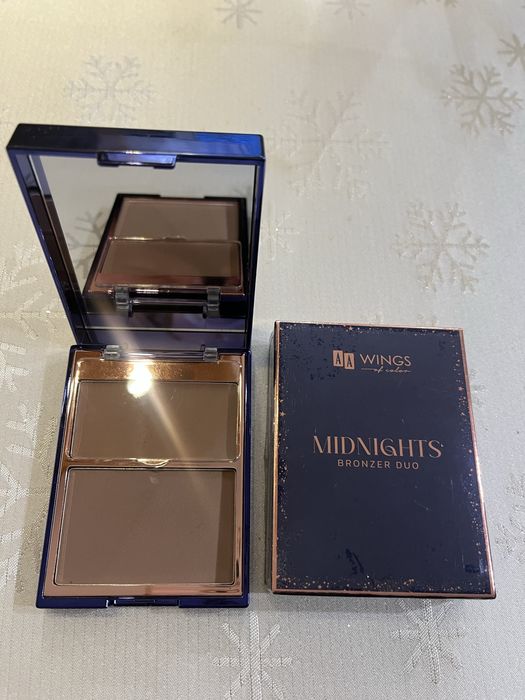 Brązer do konturowania AA Wings of Color Midnights Duo Bronze