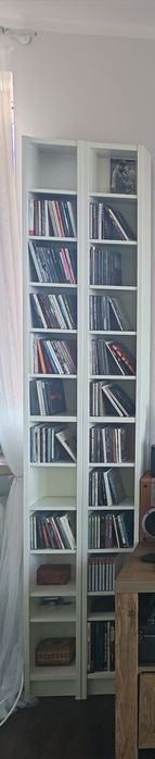 Ikea regał biały Gnedby na CD DVD wys 202
Zestaw