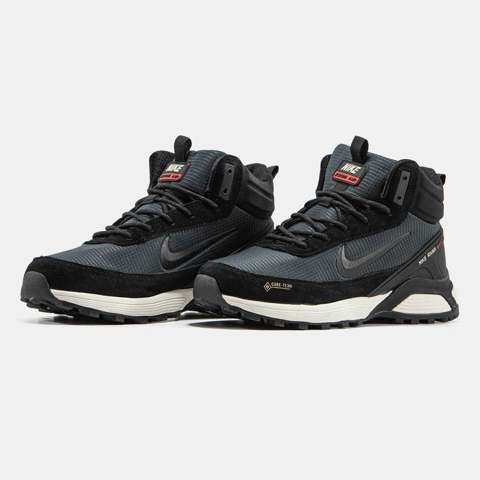 Мужские зимние кроссовки с мехом Nike Rivah | Gore-Tex "Grey" 41-46