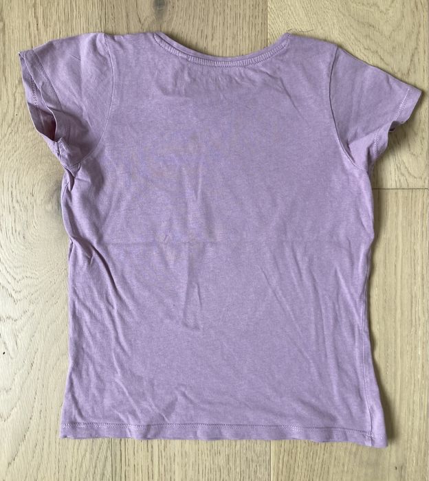 Koszulka dziewczęca brudny róż Sinsay r. 134