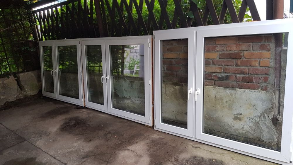 Okna PCV używane 1x172/129 1x170/137