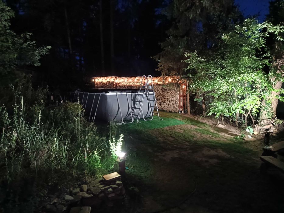 Domek z basenem w Radawie