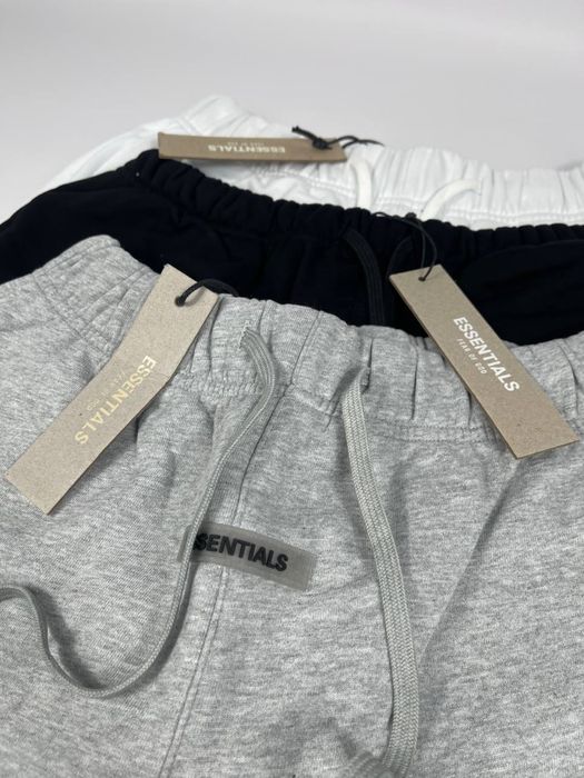 Шорти Essentials нові унісекс чорні сірі білі XS-XL БЕЗ ПЕРЕДПЛАТ