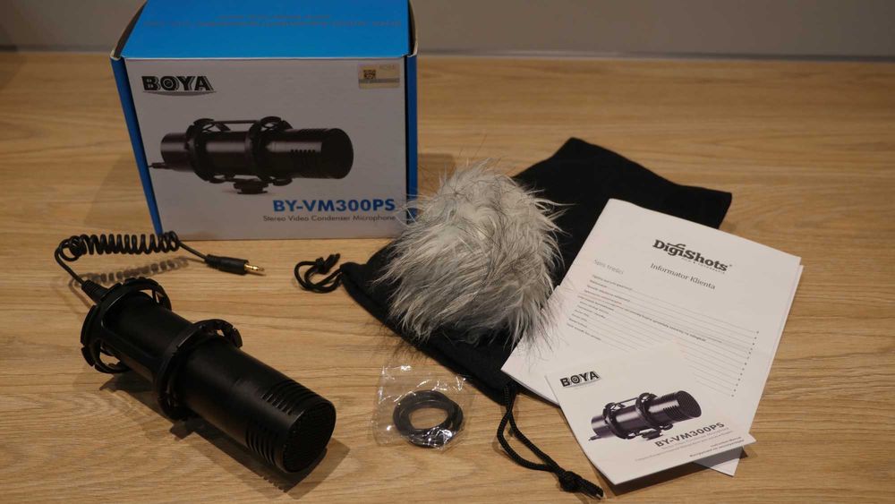 Mikrofon BOYA BY-VM300PS STEREO jak nowy