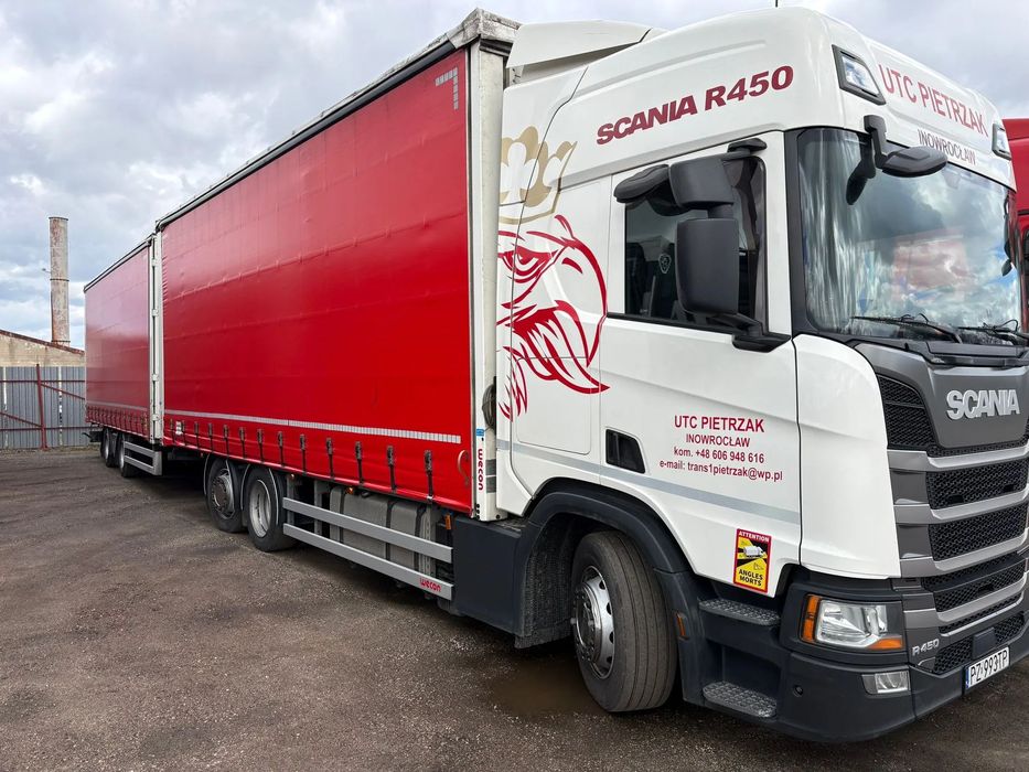 Scania R450  Scania R450 pierwszy właściciel, salon PL, przejazdowy,1400l 7,7+7,7