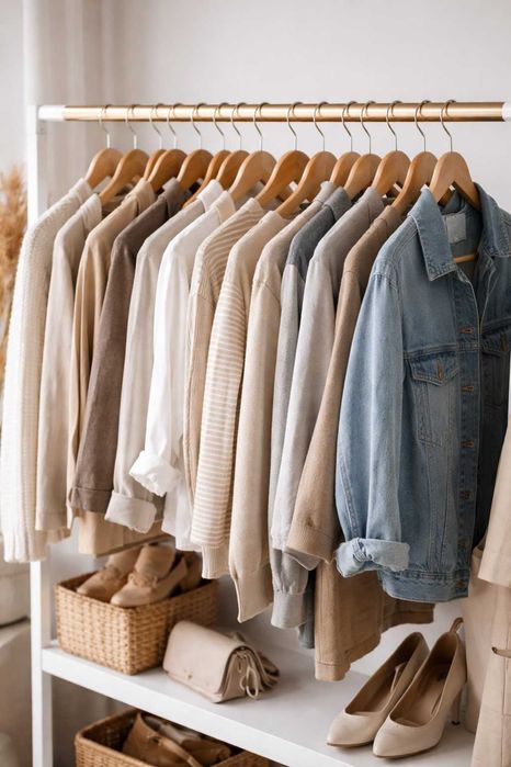 PACZKA ubrań CREAM | 30 szt. | Wyselekcjonowane | OKAZJA nowe z metką