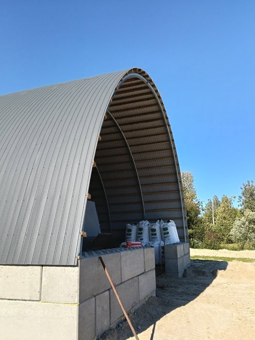 Hala łukowa 14.5 x 30m wiata garaż magazyn obora  kurnik