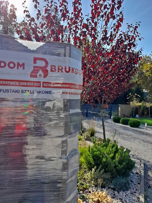 Płyta ażurowa szara 40 x 60 x 8 cm BRUKDOM / Lublin