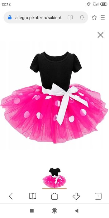 Sukienka na roczek, chrzest nowa 80