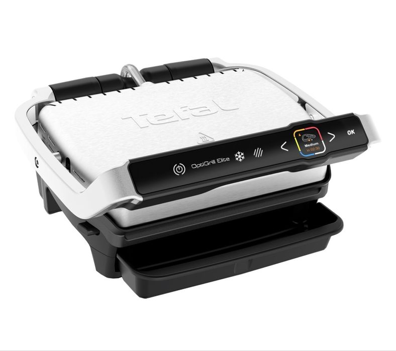 Гриль-барбекю електричний Tefal GC750D30 OptiGrill Elite