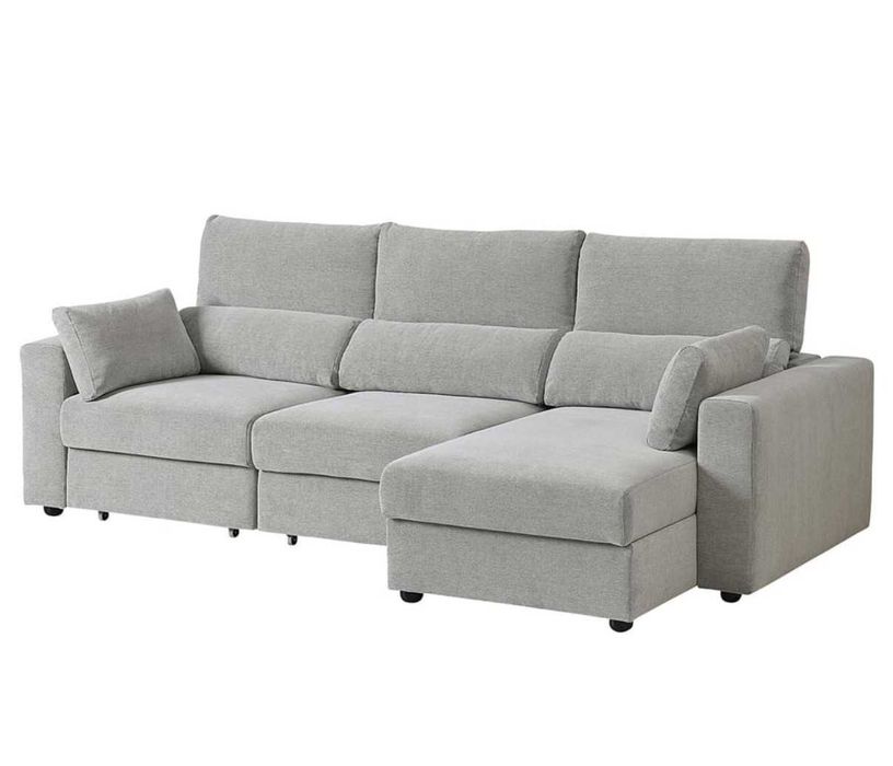 Sofá 3 lugares chaise longue ESKILSTUNA