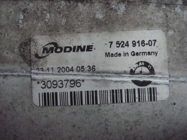 Radiador do intercooler BMW 1 (E87)