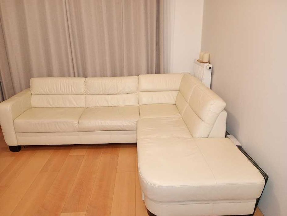 Sofa narożna skórzana