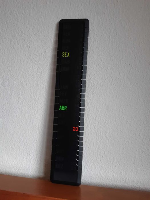 Calendário perpétuo (UK design) anos 90