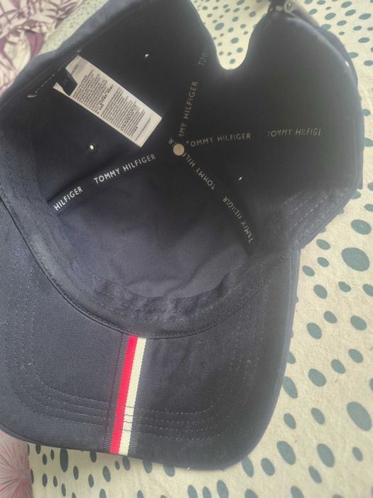 Czapka z daszkiem Tommy Hilfiger TH Foundation Soft granatowa