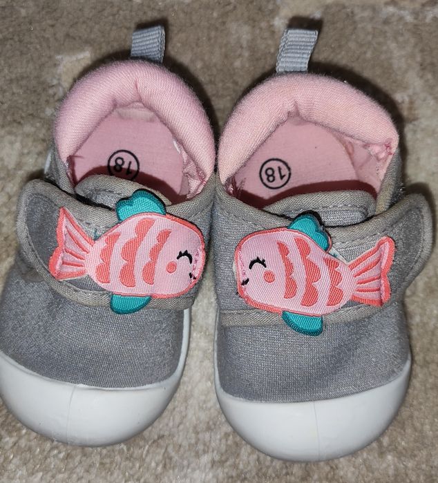 Макасини дитячі, для дівчинки, 18 розмір