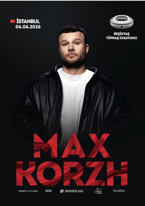 Билет на концерт Макса Коржа Стамбул