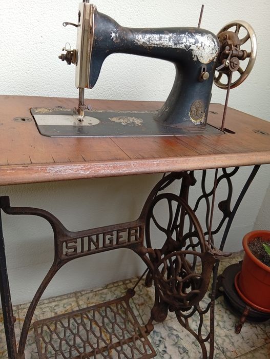 Máquina de costura vintage