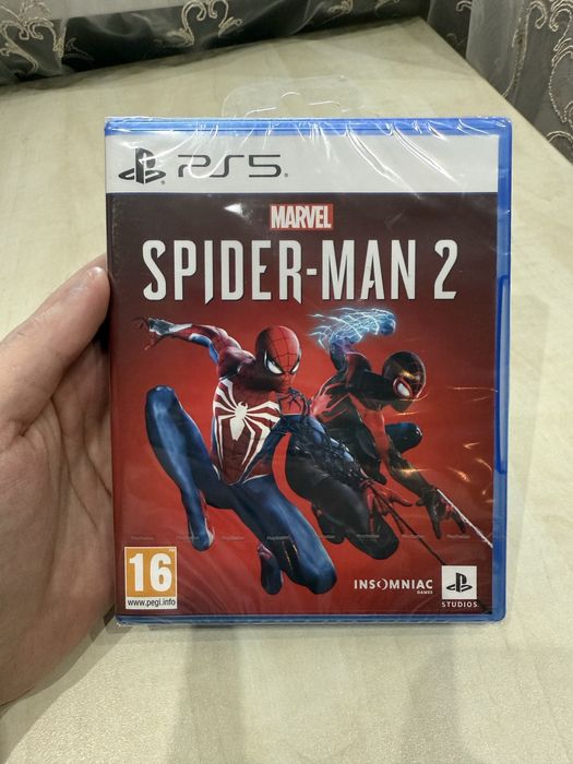 Диск Spider-man 2 гра ps5 новий, запакований диск