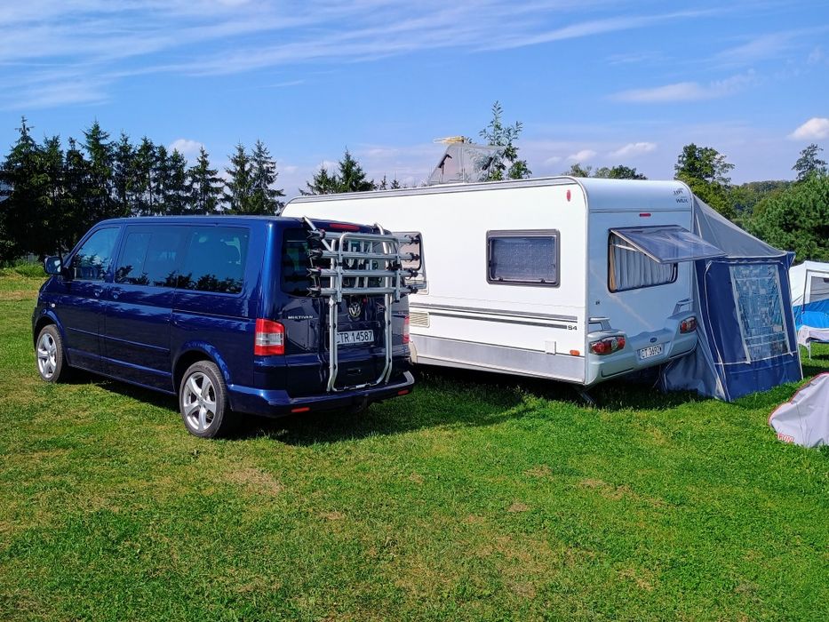 Bagażnik na rowery VW T5 Multivan Carry Bike Fiamma na 4 rowery