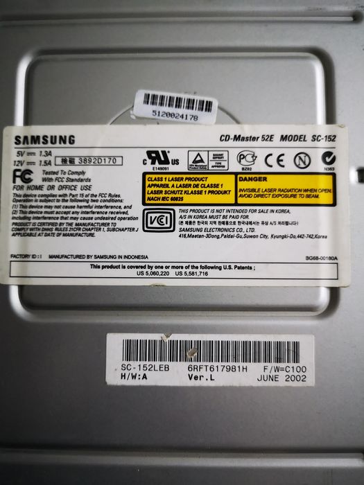 Drivers CD ROM Samsung