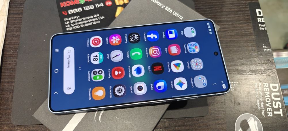 Samsung s26 Ultra.. Nowy 12/256gb niebieskI.. Pat-koM