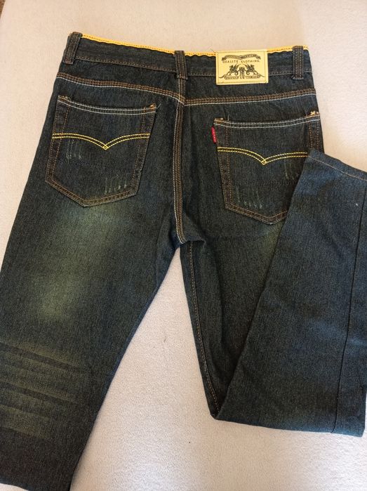 Spodnie jeansowe chłopięce męskie