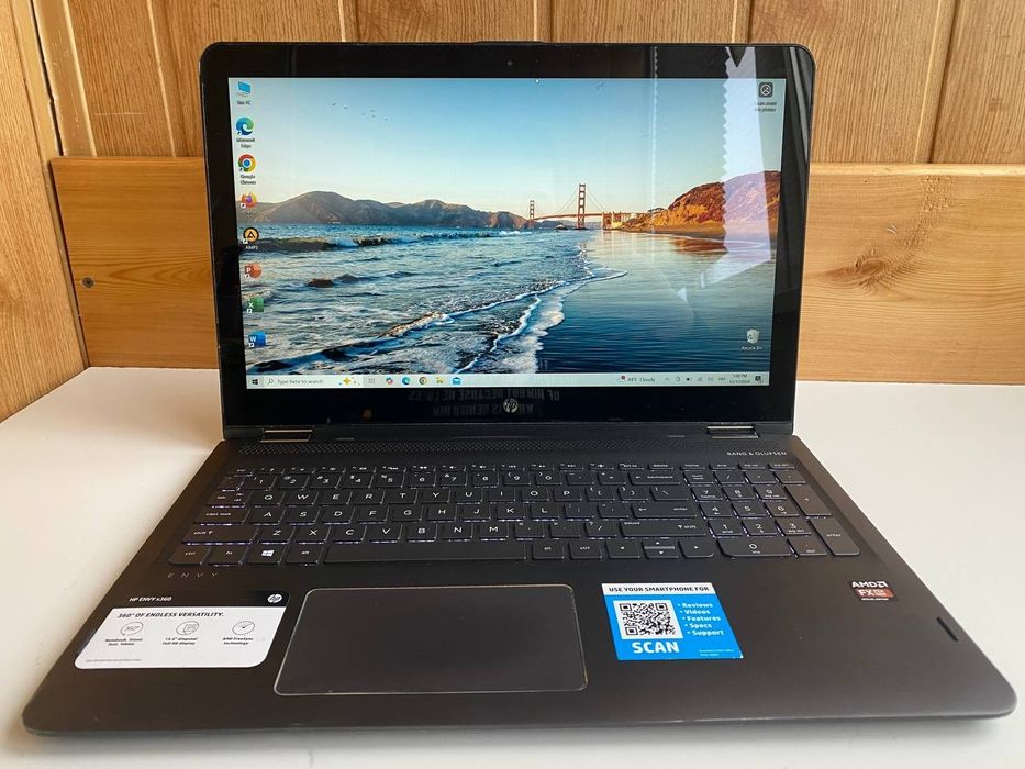 Продам Hp Envy 360 ноутбук та планшет в одному 15.6 full