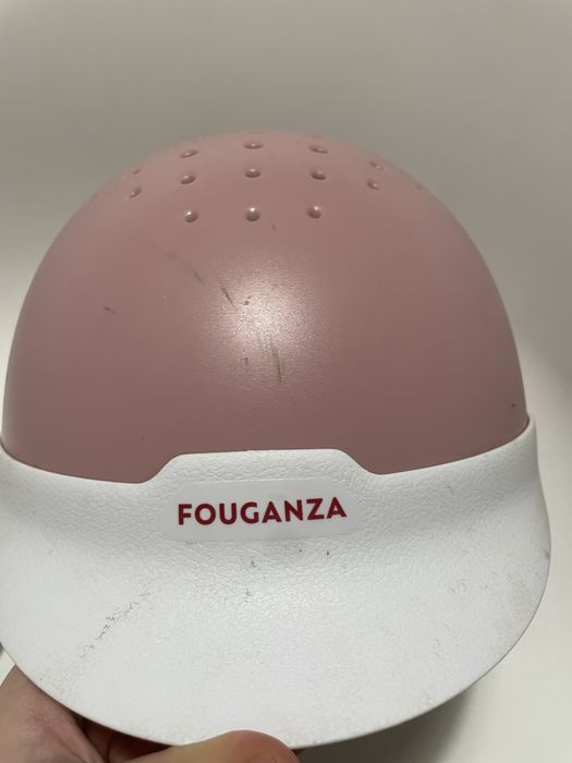 Kask jeździecki foguanza różowy