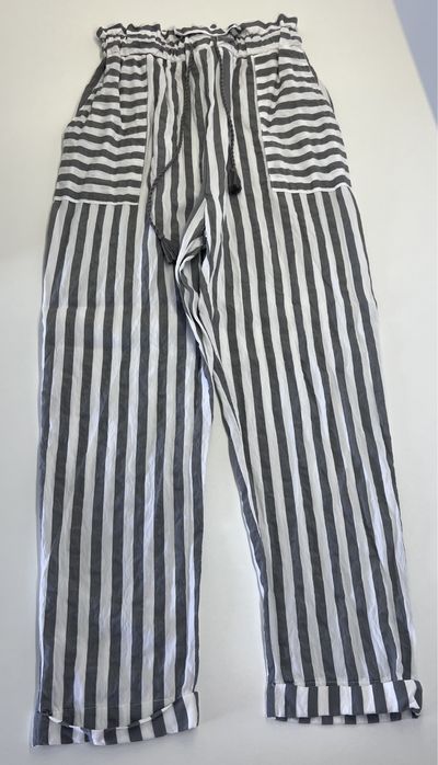 легкие штаны zara в полоску