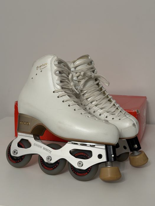 Rolki figurowe EDEA Overture 260 (38.5) + Płoza Snow White