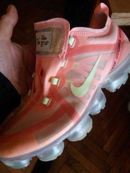 Nike Air 40.5розмір VaporMax 2019 Pink Tint Barely Volt AR6632-602